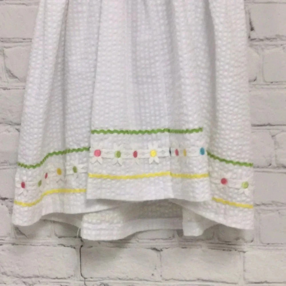 Bonnie Jean White Spring Embroidered Dress size 3T - Picture 7 of 7
